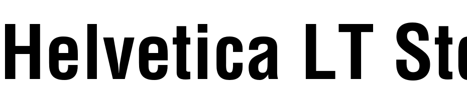 Helvetica LT Std Bold Condensed Font Download Free